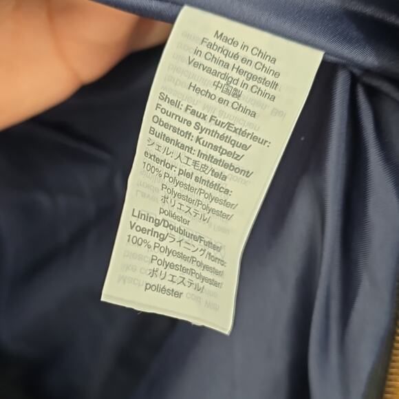 J. Crew Zip Up Plush Fleece Coat Black Faux Fur Teddy Jacket Women's Size S - Picture 10 of 11